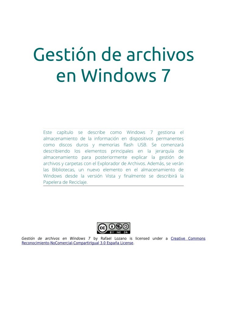 Imágen de pdf Gestión de Archivos en Windows 7